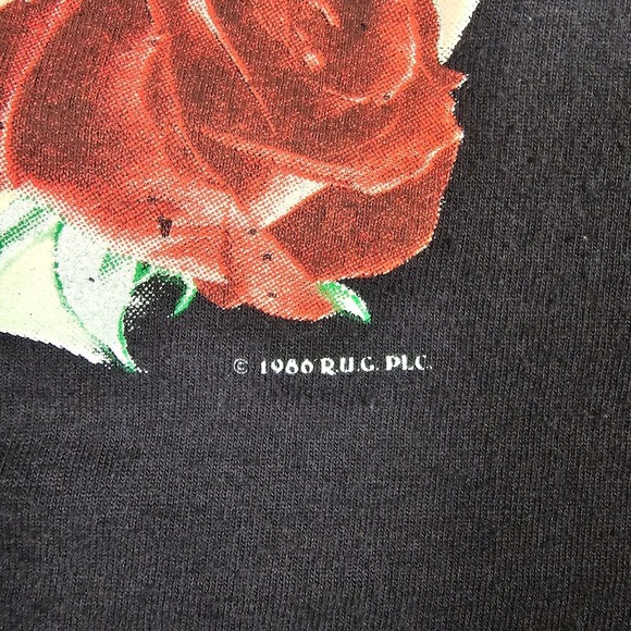 Vintage Phantom‎ of the Opera Shirt Mens XL Black 80s Glow in the Dark - Picture 5 of 11